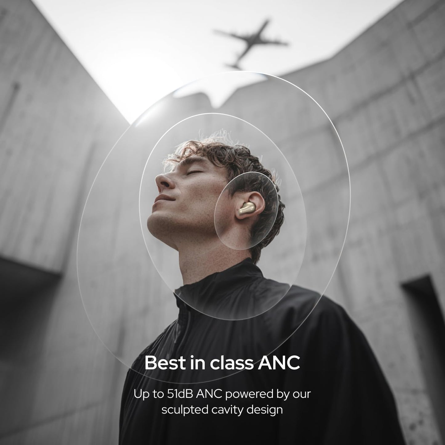 Noise Master Buds 2 with Sound by Bose (2026),51dB Adaptive ANC, Hi-Res LHDC Audio,360° Spatial Audio with Head Tracking, 6-mic ENC, Dual Pairing, Fast Charge & BT v6.1 (Carbon)