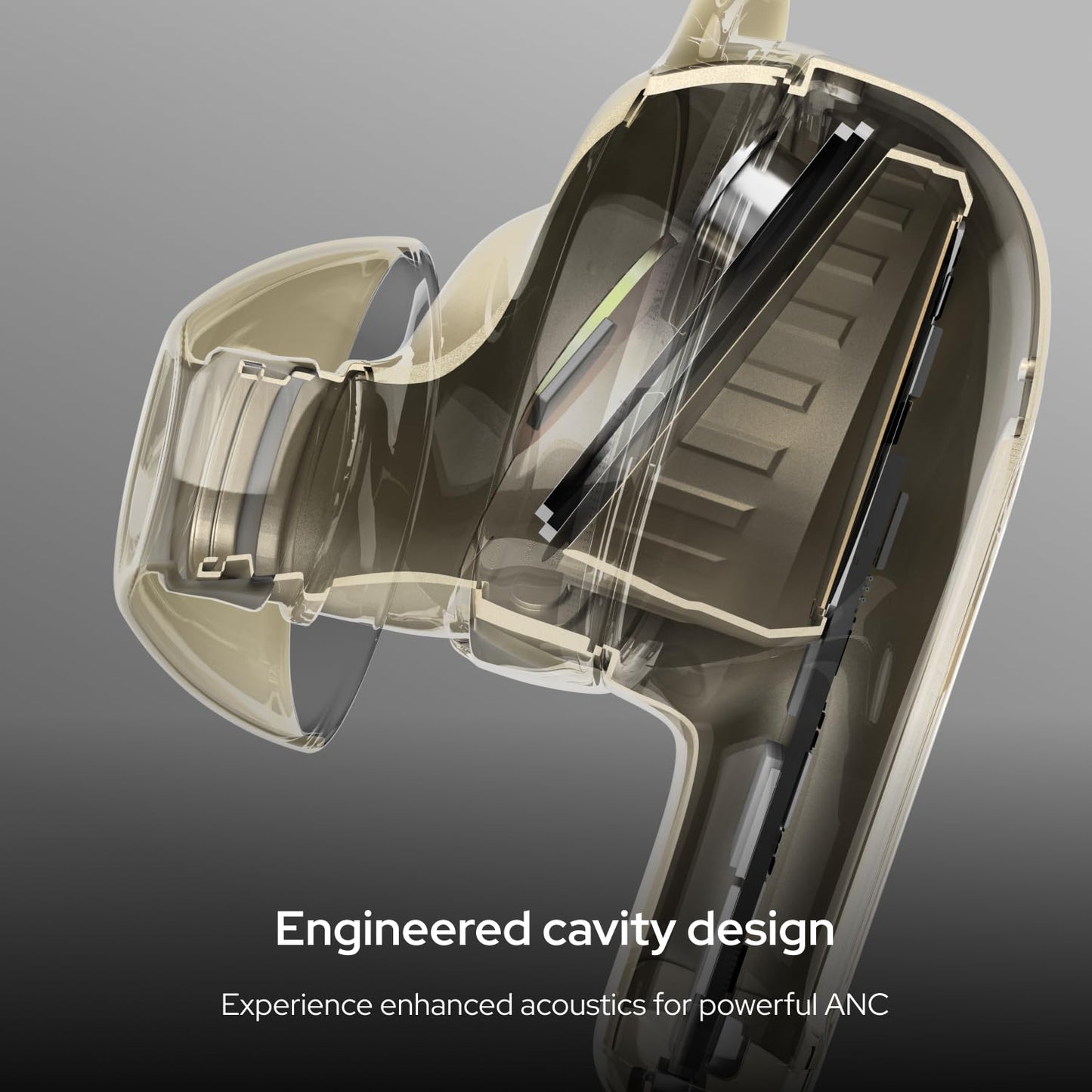 Noise Master Buds 2 with Sound by Bose (2026),51dB Adaptive ANC, Hi-Res LHDC Audio,360° Spatial Audio with Head Tracking, 6-mic ENC, Dual Pairing, Fast Charge & BT v6.1 (Carbon)